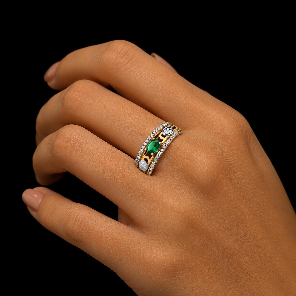 Anel de Formatura A129 em Ouro 18K Feminino - Imagem 2
