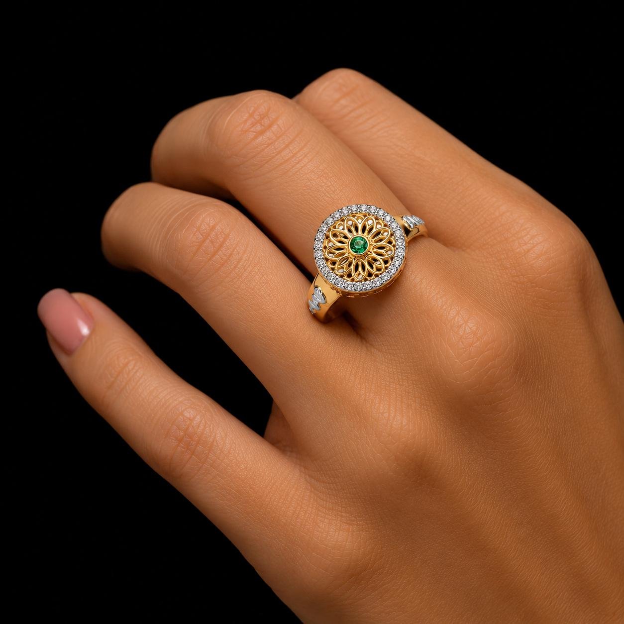 Anel de Formatura A135 em Ouro 18K Feminino - Imagem 2