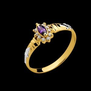 A21- Anel de Formatura A21 em Ouro 18K Feminino