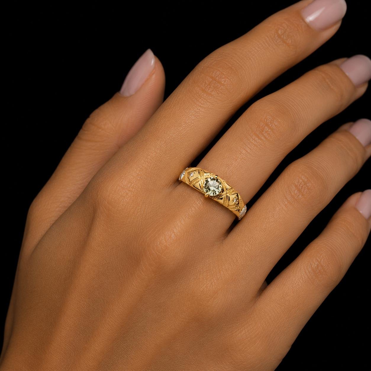 Anel de Formatura A45 em Ouro 18K Feminino - Imagem 2