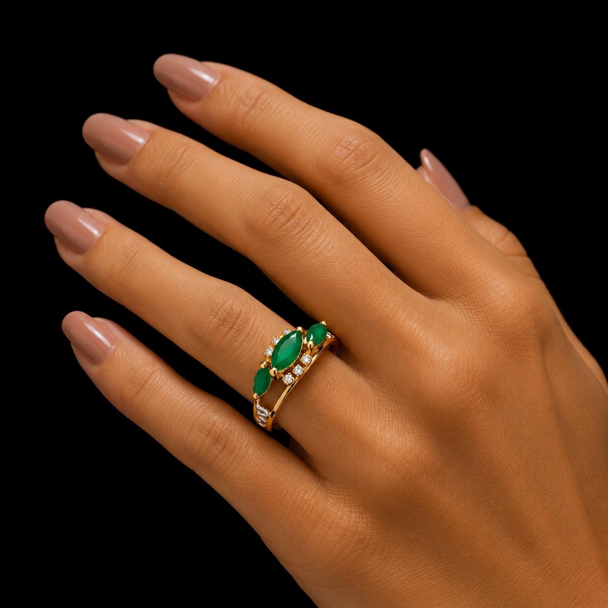 Anel de Formatura A52 em Ouro 18K Feminino - Imagem 2