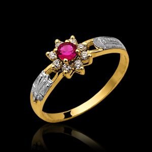 Anel de Formatura A58 em Ouro 18K Feminino