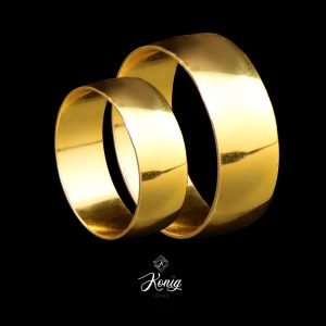 Par de Alianças Classic Ouro 18k - 8MM