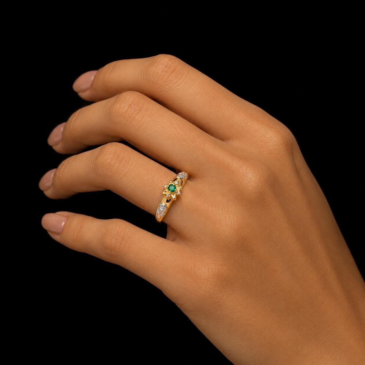 Anel de Formatura A22 em Ouro 18K Feminino - Imagem 2