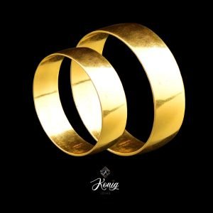 Par de Alianças Classic Ouro 18k - 7mm